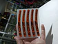 Set X5 pegatinas reflectantes Oz Racing para llantas - Naranja/Negro - Miniatura 9