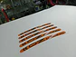 Set X5 pegatinas reflectantes Oz Racing para llantas - Naranja/Negro - Miniatura 11