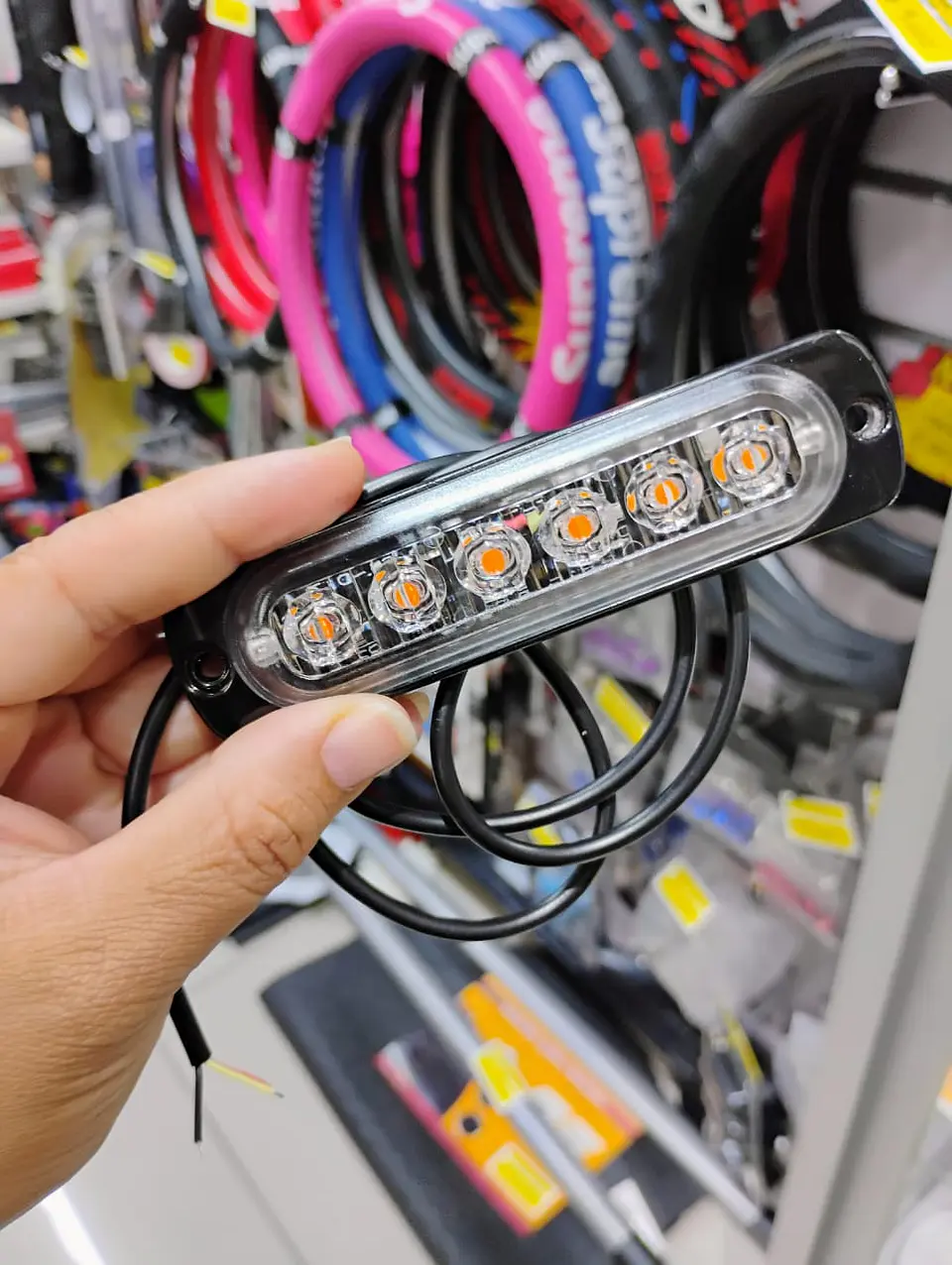 Barra de Luz LED estroboscópica de emergencia 6 led 18 watts 7