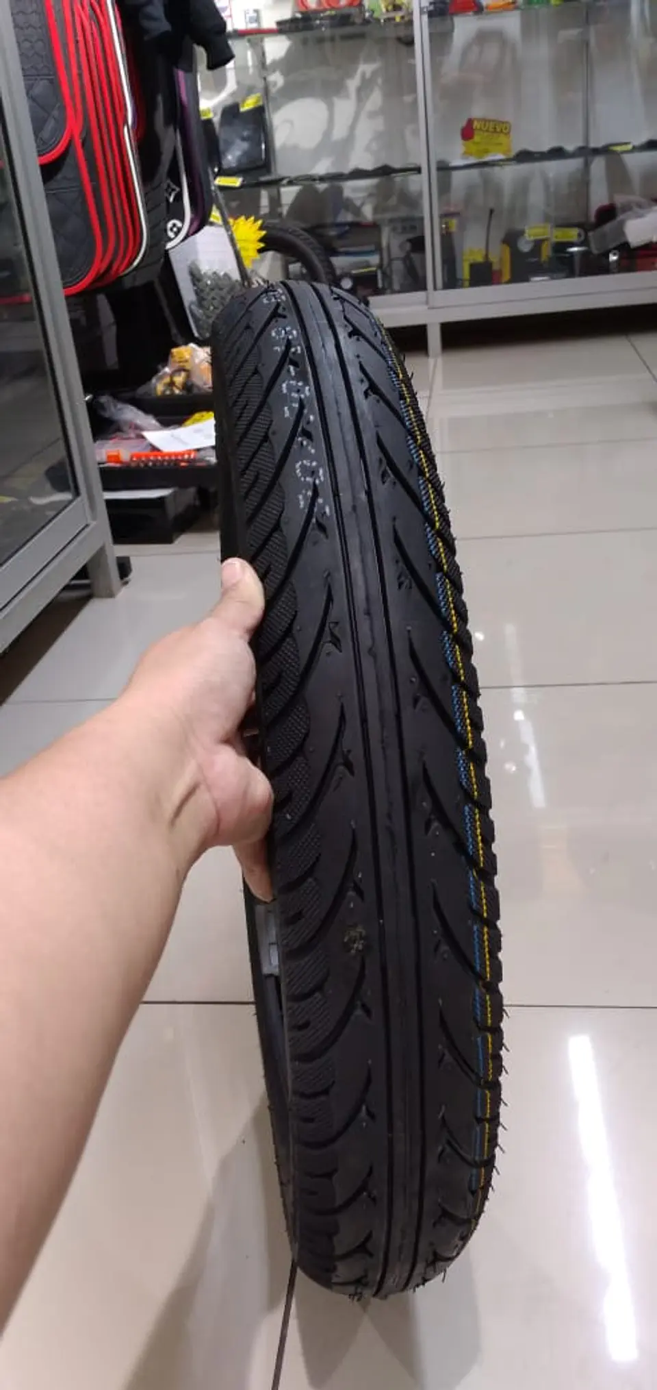 Neumáticos 90 90 18, llantas de moto tubular para calle 15