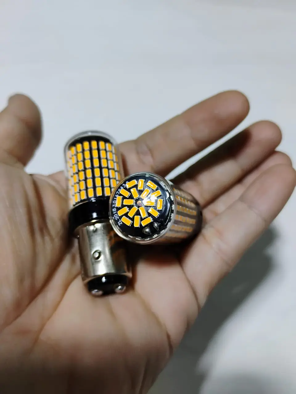Par de Ampolletas Led doble contacto 2 contactos BAYD15D P21/5W 4
