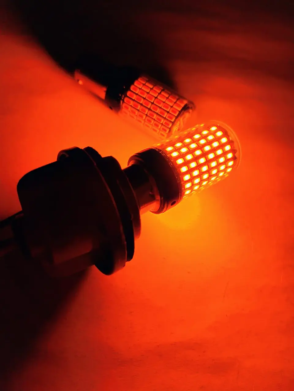 Par de Ampolletas Led doble contacto 2 contactos BAYD15D P21/5W 7