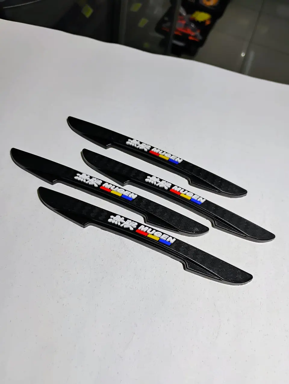 X4 topes de puertas tira de goma anticolision tope de retrovisor mugen 4