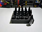 Set kit de tuercas para llantas de auto punta de bala 20 piezas negro - Miniatura 6