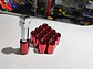 Set tuercas de seguridad 16 piezas 32mm - Rojo - Miniatura 1
