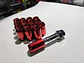 Set tuercas de seguridad 16 piezas 32mm - Rojo - Miniatura 6