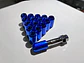Set tuercas de seguridad 16 piezas 32mm - Azul - Miniatura 5