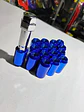 Set tuercas de seguridad 16 piezas 32mm - Azul - Miniatura 10