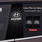 X2 pegatinas sticker adhesivos de Hyundai para pilares columna - Miniatura 14