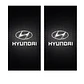 X2 pegatinas sticker adhesivos de Hyundai para pilares columna - Miniatura 17