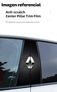 X2 pegatinas sticker adhesivos de Renault para pilares columna central - thumbnail 8