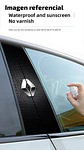 X2 pegatinas sticker adhesivos de Renault para pilares columna central - thumbnail 9
