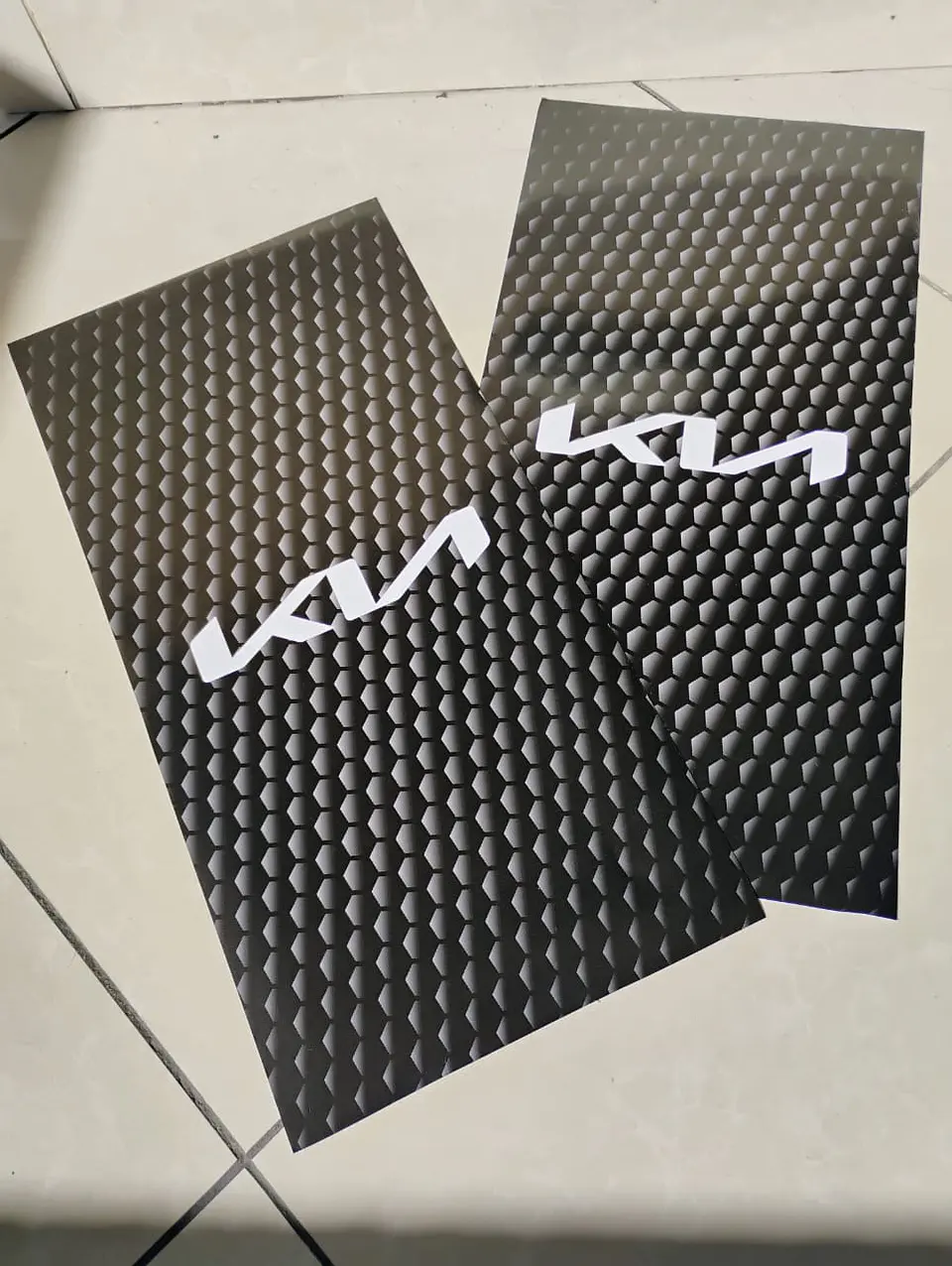 X2 pegatinas sticker adhesivos de Kia logo para pilares 1