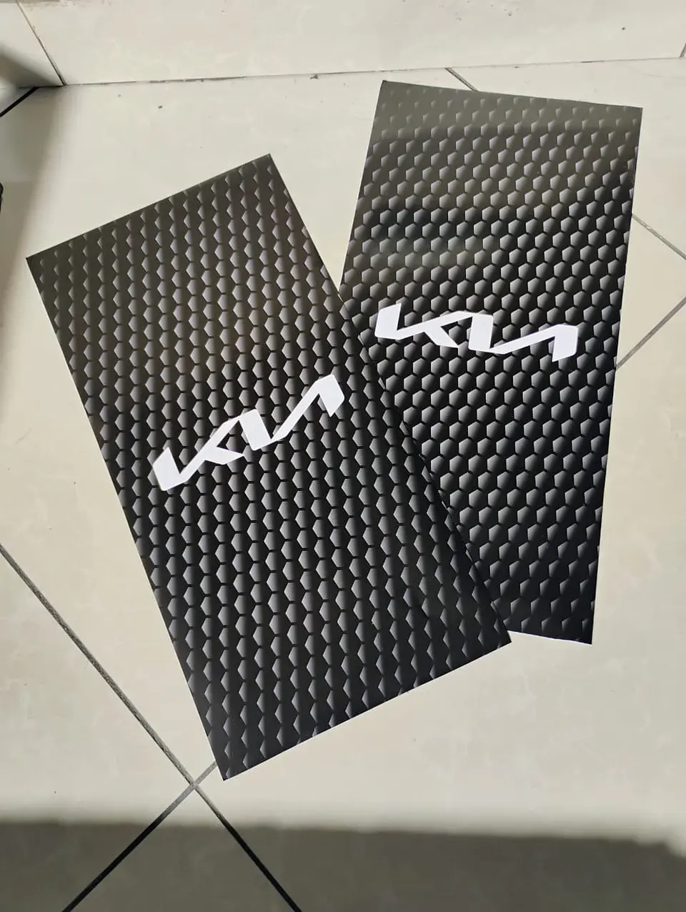 X2 pegatinas sticker adhesivos de Kia logo para pilares 3