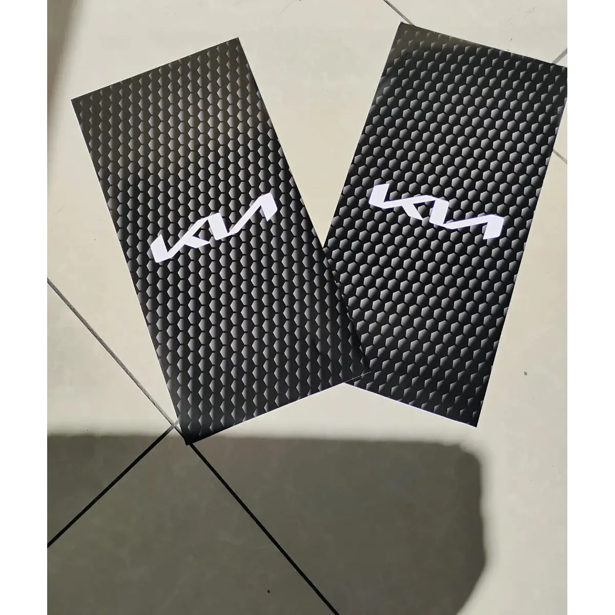 X2 pegatinas sticker adhesivos de Kia logo nuevo para pilare