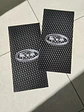 X2 pegatinas sticker adhesivos de kia logo óvalo para pilares columna - Miniatura 1