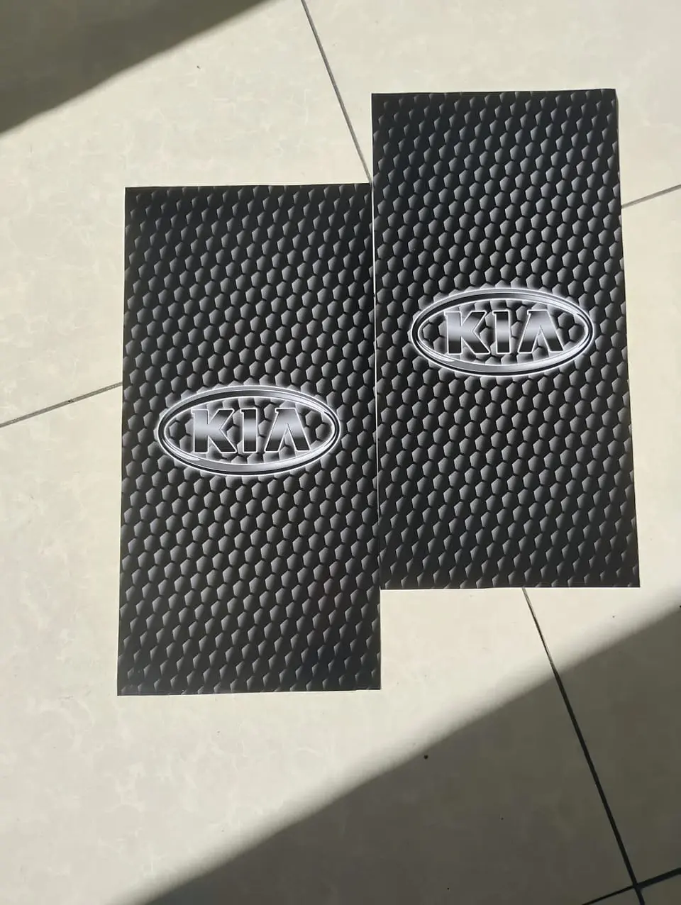X2 pegatinas sticker adhesivos de kia logo óvalo para pilares columna 7