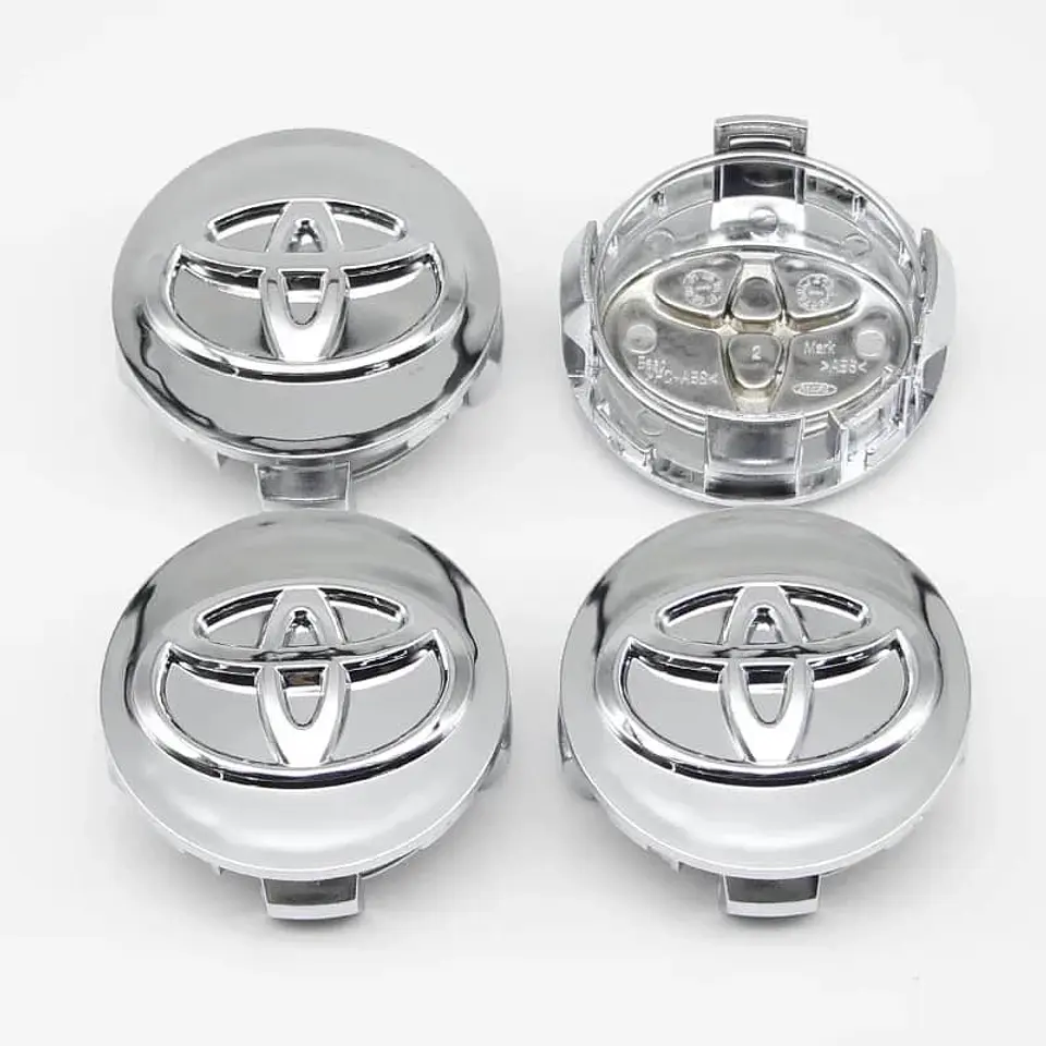 X4 Tapas centro llantas 57mm 62mm - Plata 6