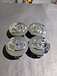 X4 Tapas centro llantas 57mm 62mm - Plata - Miniatura 2