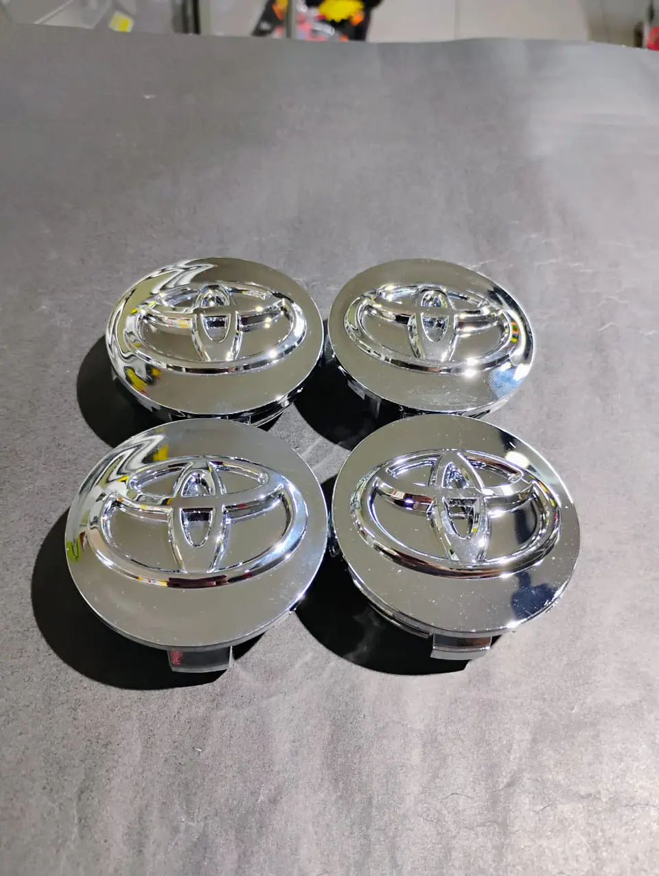 X4 Tapas centro llantas 57mm 62mm - Plata 2