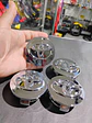 X4 Tapas centro llantas 57mm 62mm - Plata - Miniatura 1