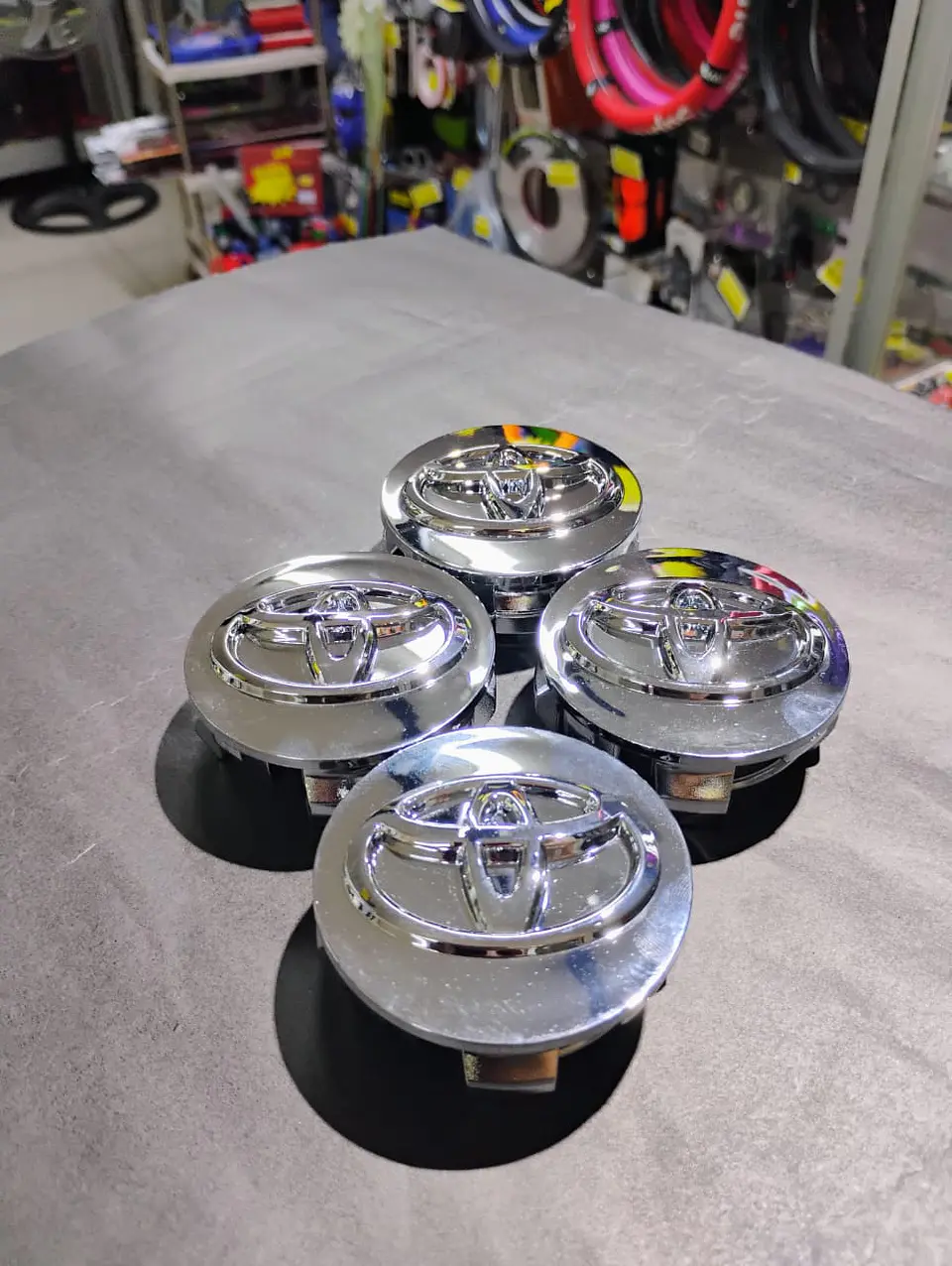 X4 Tapas centro llantas 57mm 62mm - Plata 3