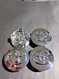 X4 Tapas centro llantas 57mm 62mm - Plata - Miniatura 10