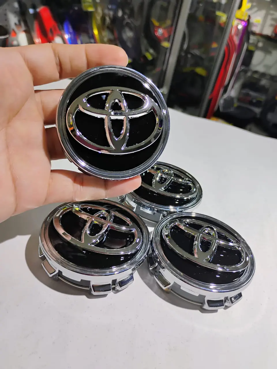 X4 Tapas centro llantas Toyota 57mm 62mm 11