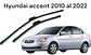 X2 PLUMILLAS (LIMPIA PARABRISAS) - Hyundai accent 2010 al 2022 - thumbnail 1