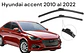 X2 PLUMILLAS (LIMPIA PARABRISAS) - Hyundai accent 2010 al 2022 - thumbnail 6