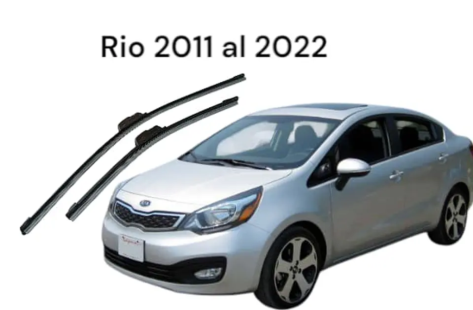 X2 plumillas para autos (limpia parabrisas) rio 2011 al 2022 1