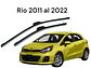 X2 plumillas para autos (limpia parabrisas) rio 2011 al 2022 - Miniatura 7