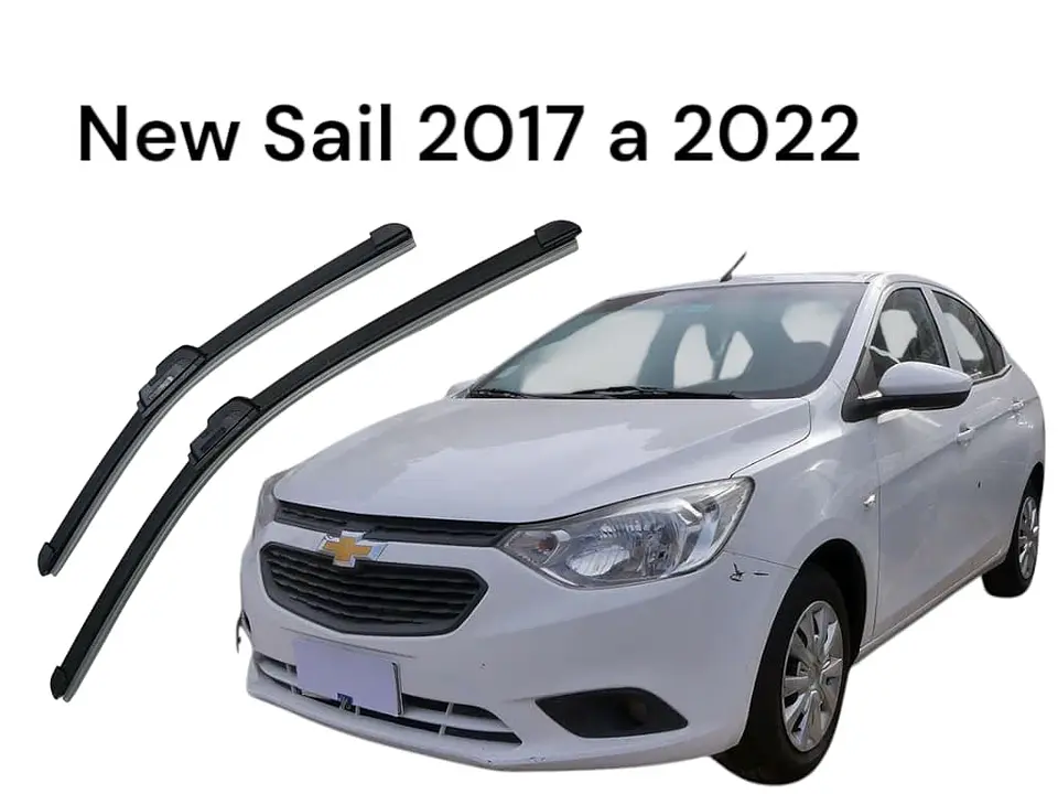 X2 PLUMILLAS (LIMPIA PARABRISAS) - new sail 2017 al 2022 cuerpo de 3