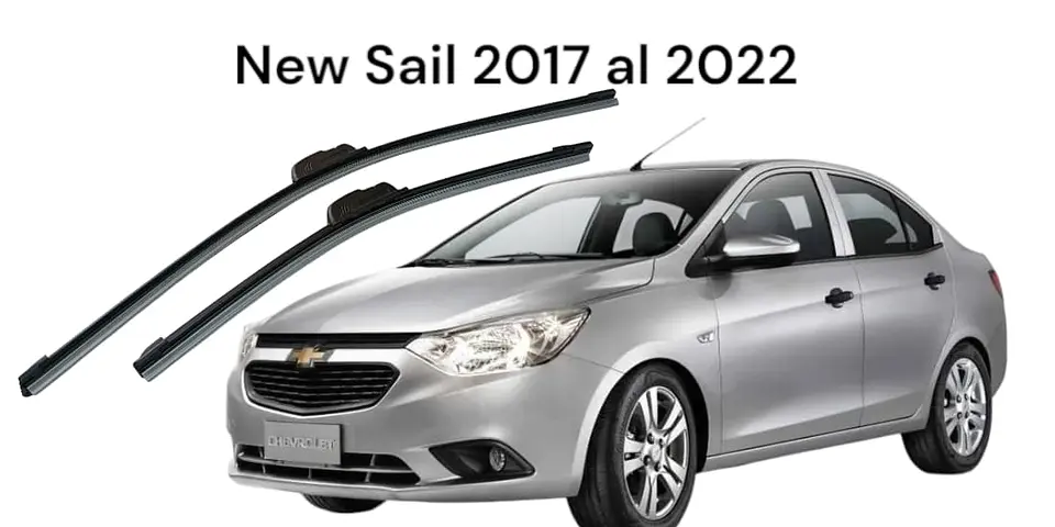 X2 PLUMILLAS (LIMPIA PARABRISAS) - new sail 2017 al 2022 cuerpo de 4