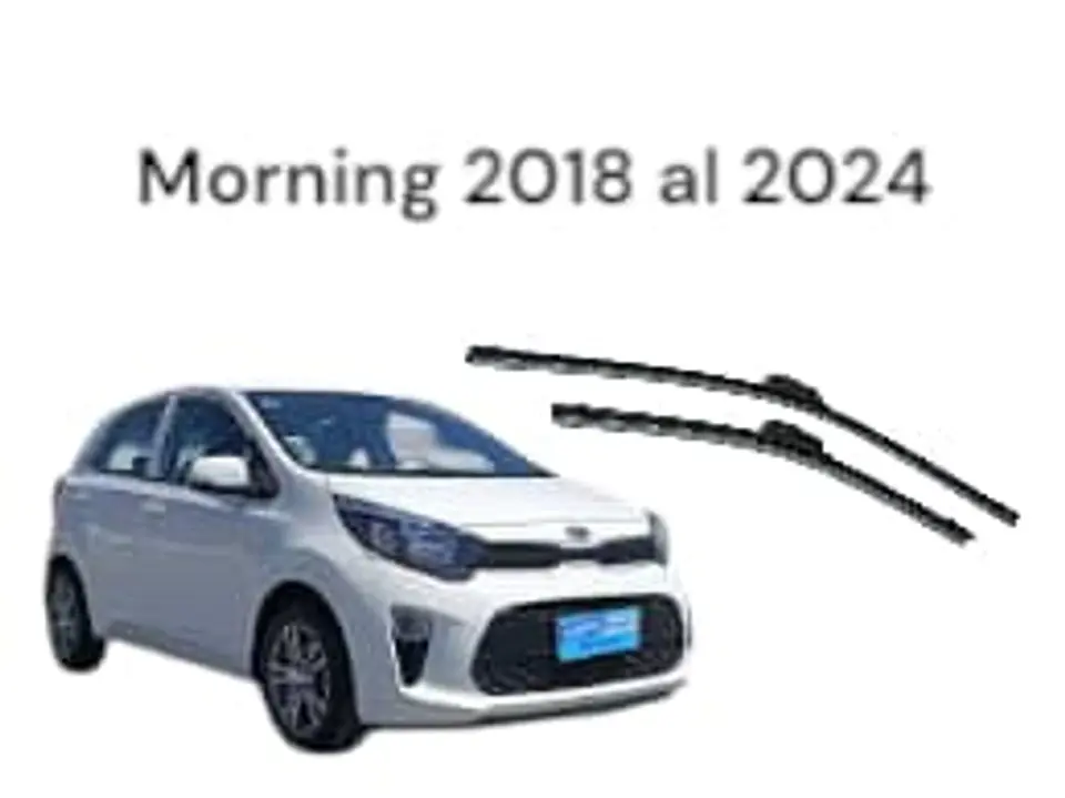 X2 plumillas para autos (limpia parabrisas) morning 2018 al 2024 1
