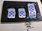 Set cubre pedales Sparco, 3pzs aluminio - Cromado/Azul - thumbnail 15