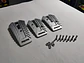 Set cubre pedades de auto Momo 3 piezas de aluminio tunning - thumbnail 11
