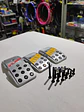 Set cubre pedades de auto Momo 3 piezas de aluminio tunning - Miniatura 9