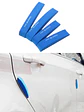 X4 tiras topes de puerta de goma Eva autoadhesivos protector - azul - Miniatura 13