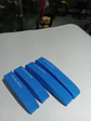 X4 tiras topes de puerta de goma Eva autoadhesivos protector - azul - Miniatura 19