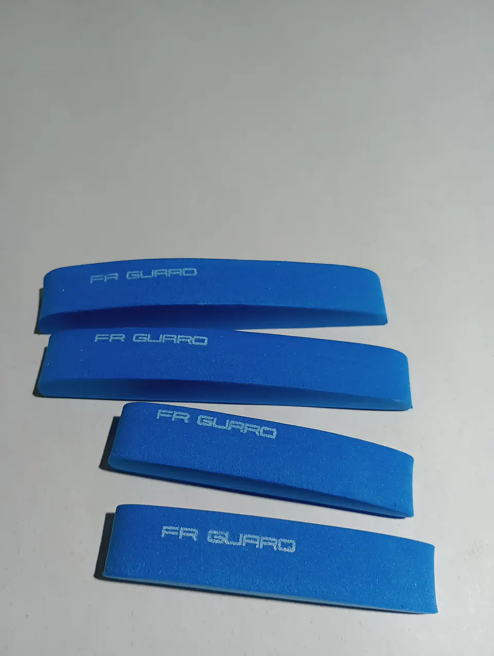 X4 tiras topes de puerta de goma Eva autoadhesivos protector - azul 20