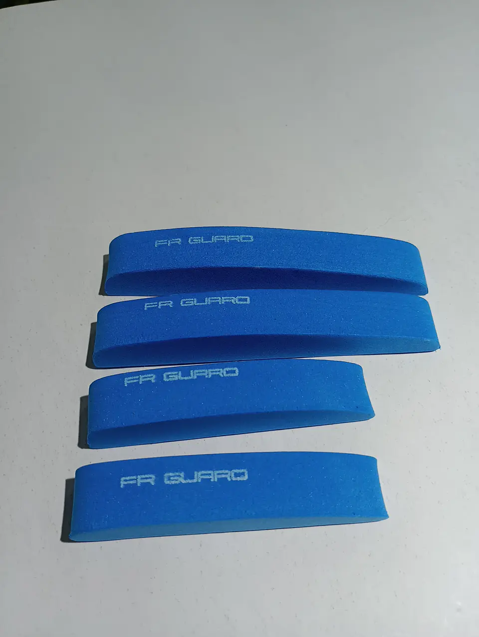 X4 tiras topes de puerta de goma Eva autoadhesivos protector - azul 21