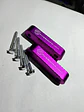 X2 juego de elevadores espaciadores de capó capot de aluminio lila - thumbnail 3