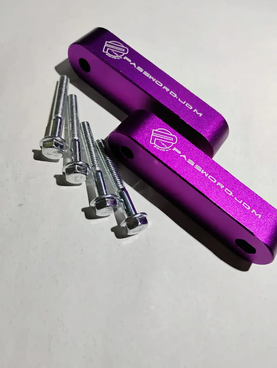 X2 juego de elevadores espaciadores de capó capot de aluminio lila 9