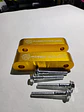 X2 elevadores espaciadores capó aluminio - Dorado - Miniatura 7