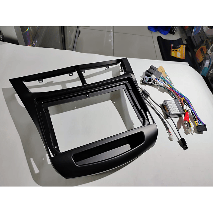 Adaptador Bisel + interface arnés Canbus y adaptador de antena de radio Android pantalla 9 pulgadas para Chevrolet New Sail 7