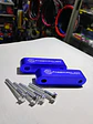 X2 elevadores espaciadores capó aluminio - Azul - Miniatura 1