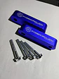 X2 elevadores espaciadores capó aluminio - Azul - Miniatura 5