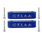 X2 elevadores espaciadores capó aluminio - Azul - Miniatura 10