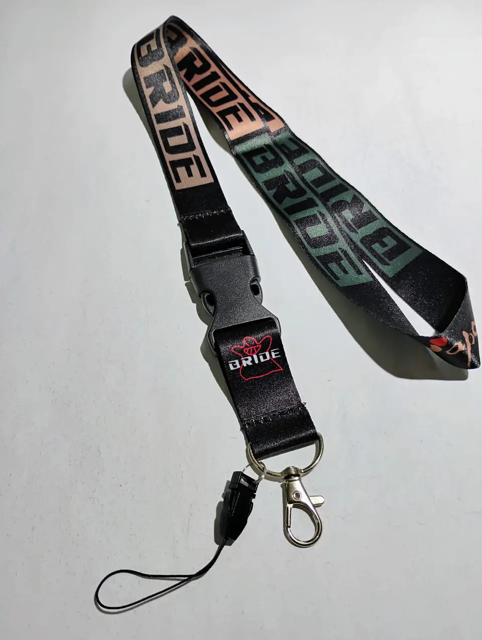 Llavero Lanyard porta llaves y credencial - Bride Negro 11
